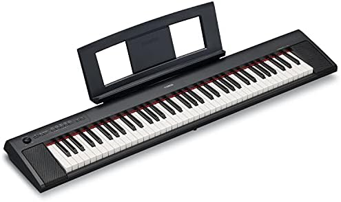 teclado Yamaha modelo Teclado portátil NP32 com 76 teclas