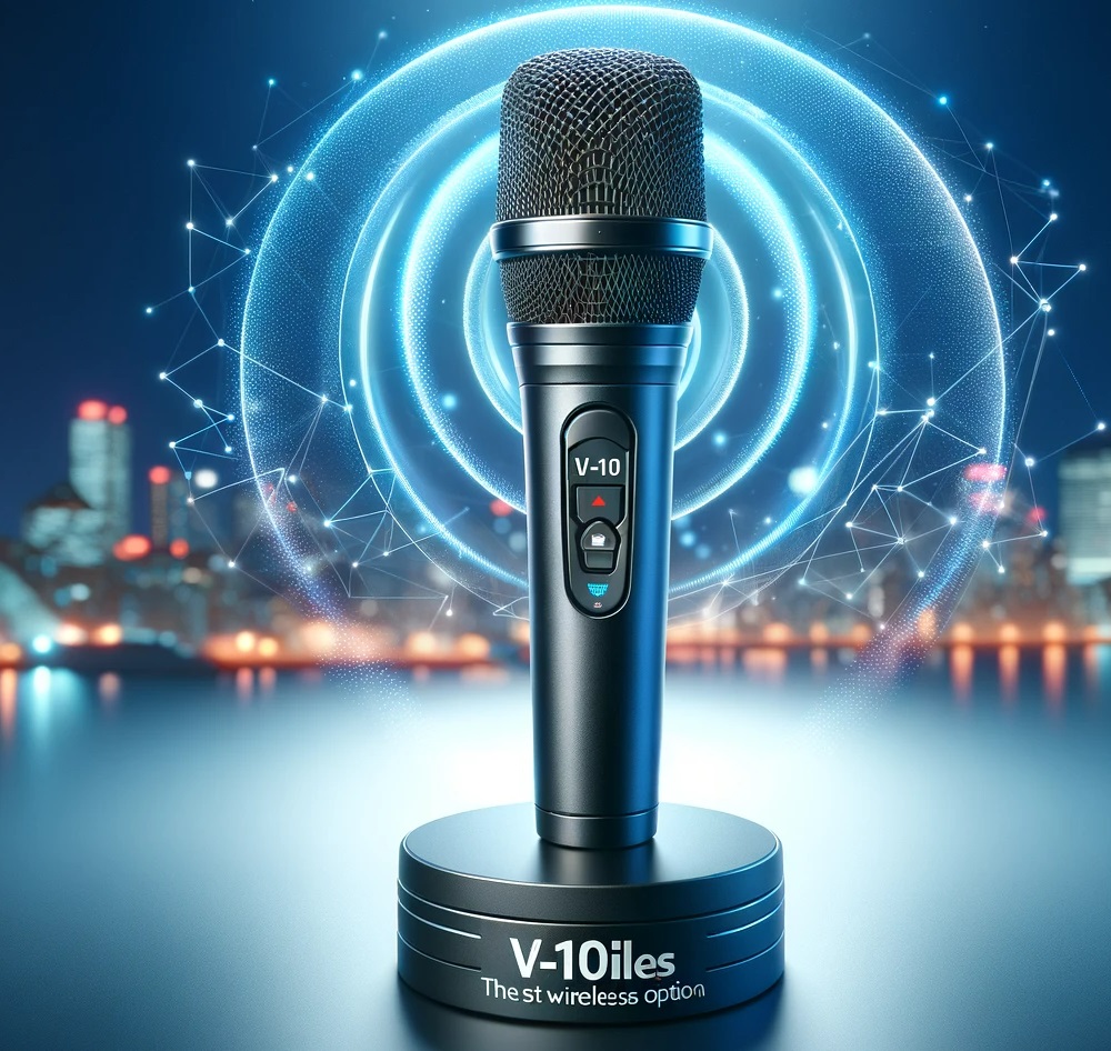 modelo de microfone V10 da marca Zjchao