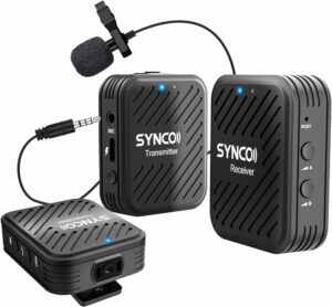 microfone de lapela modelo Synco