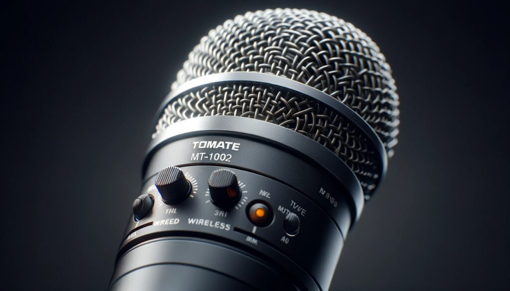 modelo de microfone MT da marca Tomate