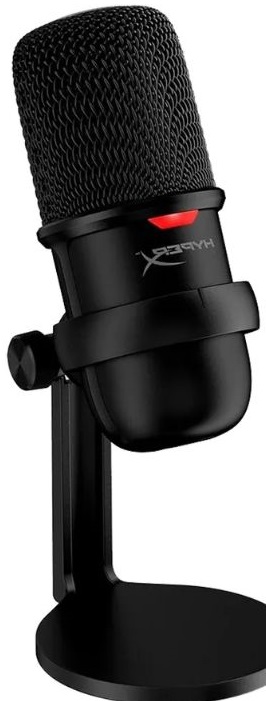 microfone modelo SoloCast da marca HyperX