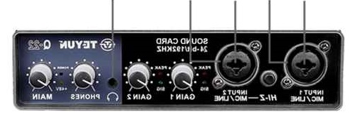 interface de áudio modelo GMRGB Q-22