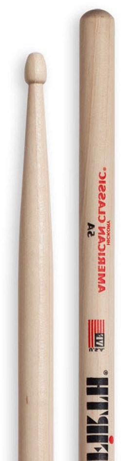Modelo de baqueta American Classic 5A com ponta de madeira