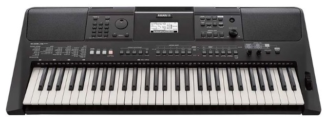 modelo de teclado musical PSR E463 da Yamaha