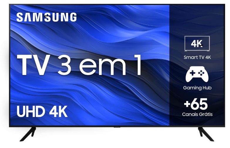televisão luxuosa e smart com 43 polegadas da Samsung